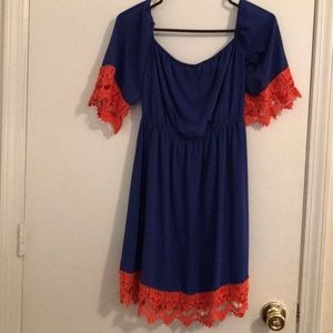 Off the shoulder size small boutique dress.